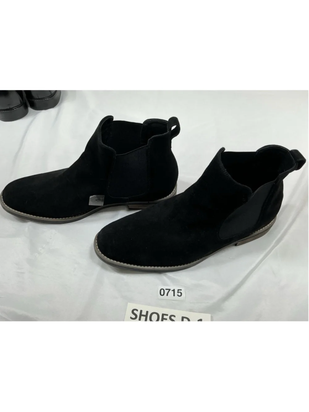 Mens New Bruno Marc Urban Pullon Chelsea Ankle Boots Size 13 Black